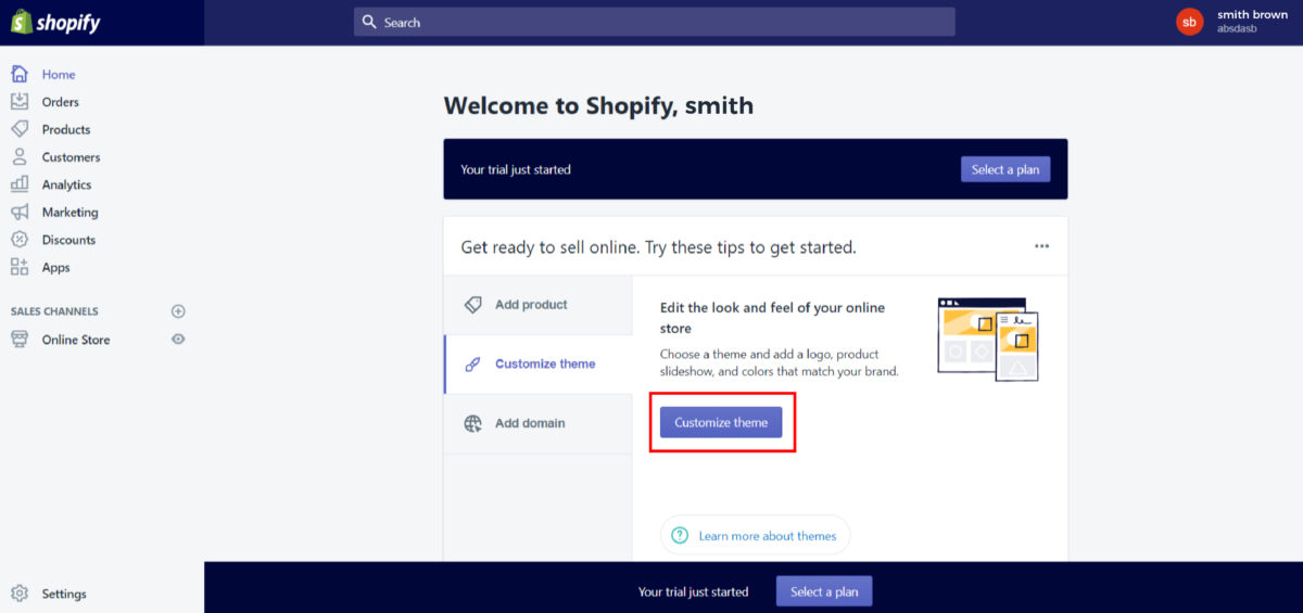 How to create ecommerce website on Shopify?