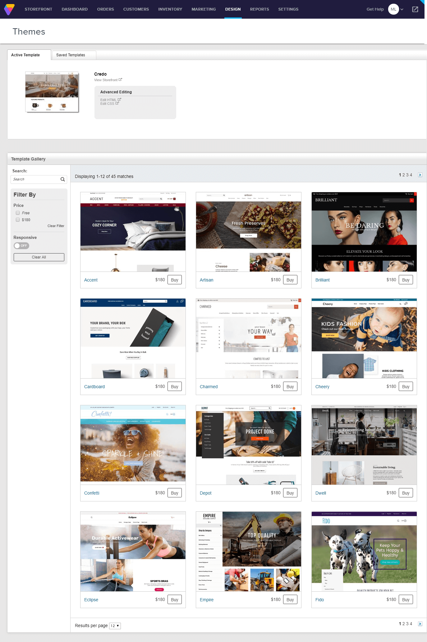 How to create ecommerce website on Volusion?